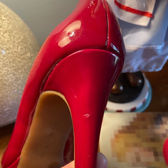 Gianni Bini 7 1/2 Royal Red Heels - Picture 5 of 8